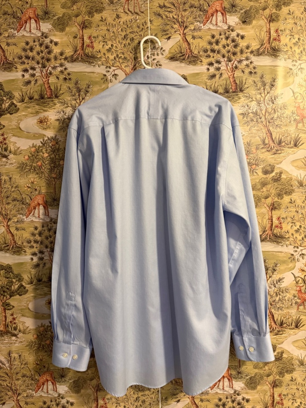Joseph Abboud Men's Light Blue Point-Collar Dress Shirt - Picture 5 of 10
